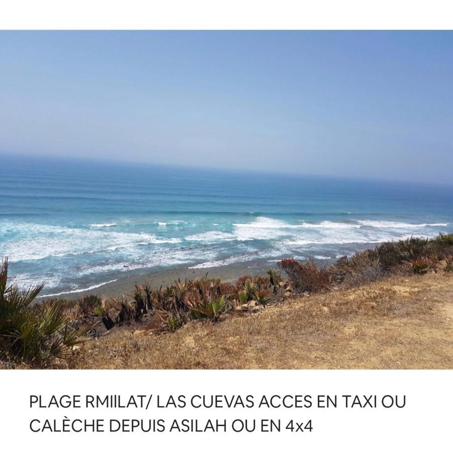 Apartament Tanger/Asilah: Appart 50M2 Face Mer Et Piscines, 5 Places, Tout Equipe+Wifi+Clim Briech Zewnętrze zdjęcie