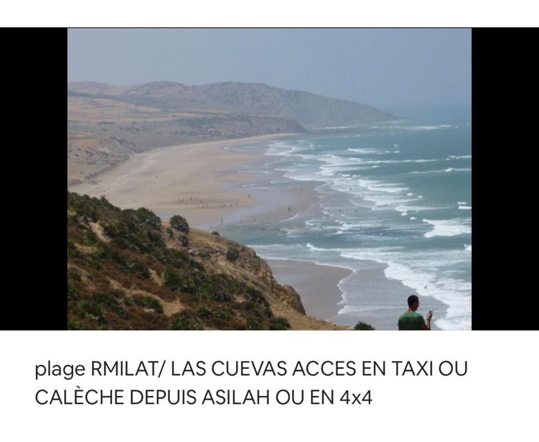 Apartament Tanger/Asilah: Appart 50M2 Face Mer Et Piscines, 5 Places, Tout Equipe+Wifi+Clim Briech Zewnętrze zdjęcie