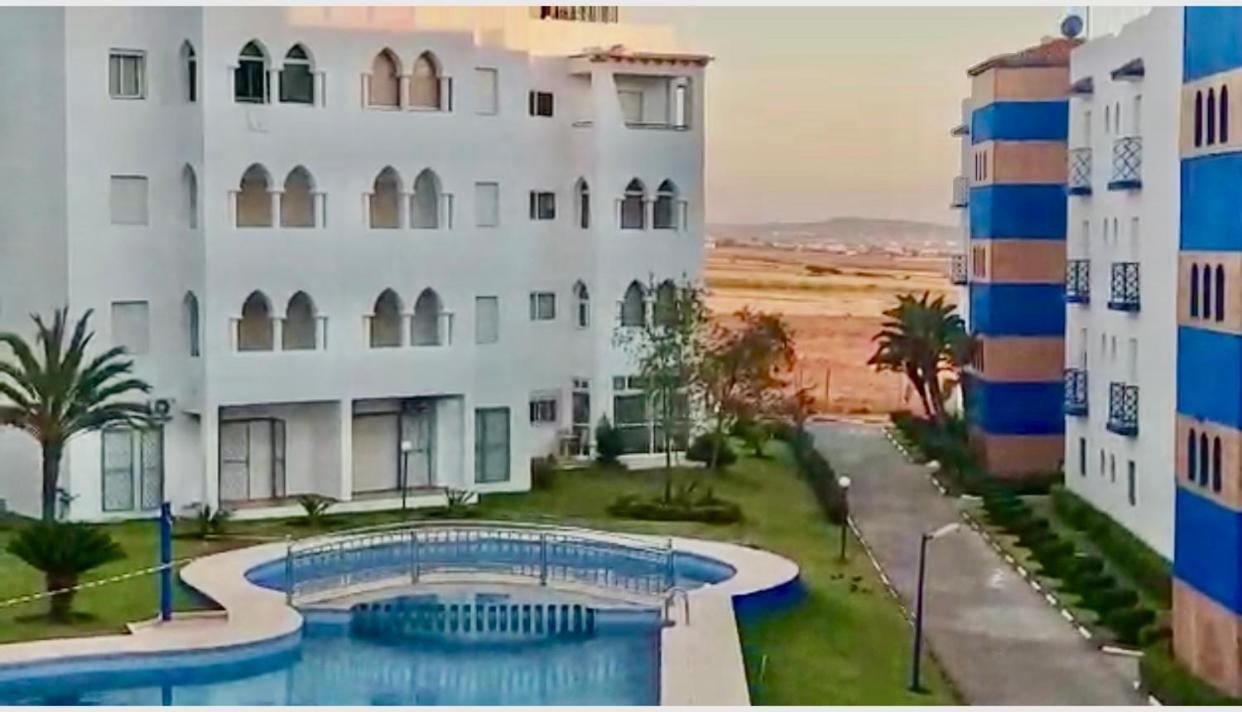 Apartament Tanger/Asilah: Appart 50M2 Face Mer Et Piscines, 5 Places, Tout Equipe+Wifi+Clim Briech Zewnętrze zdjęcie