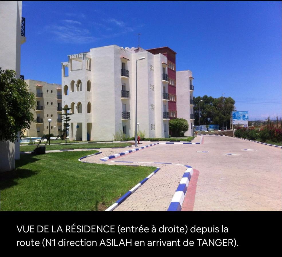 Apartament Tanger/Asilah: Appart 50M2 Face Mer Et Piscines, 5 Places, Tout Equipe+Wifi+Clim Briech Zewnętrze zdjęcie